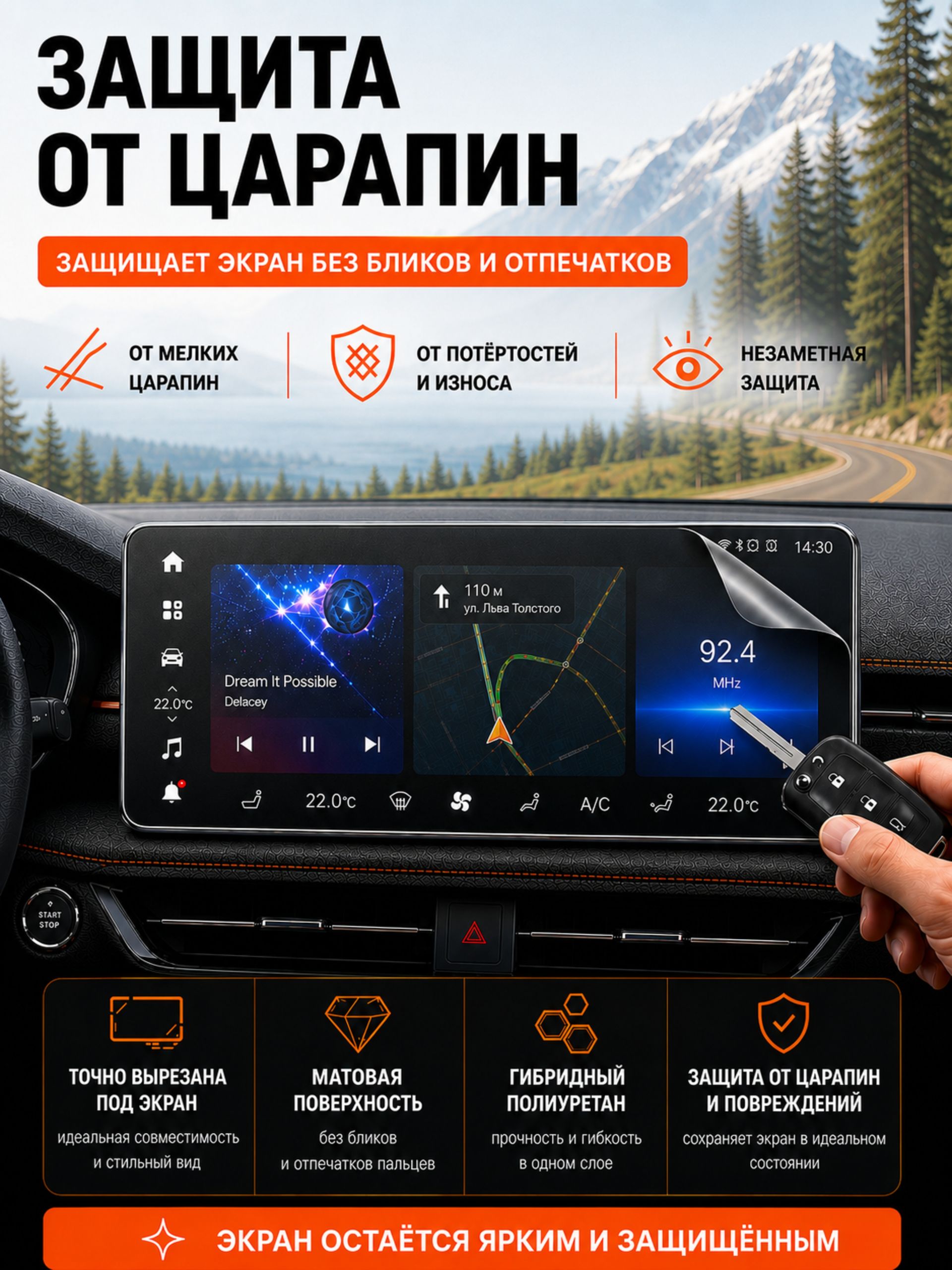 Пленка интерьера Haval Jolion 12.3 — фото 4
