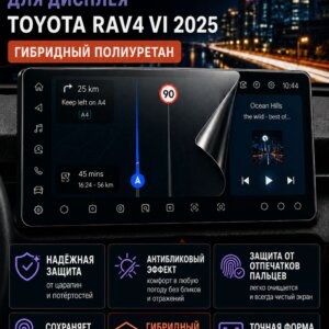 Матовая пленка на дисплей Toyota Rav4 Xa60