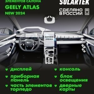GEELY Atlas 2024 New — матовая пленка интерьера