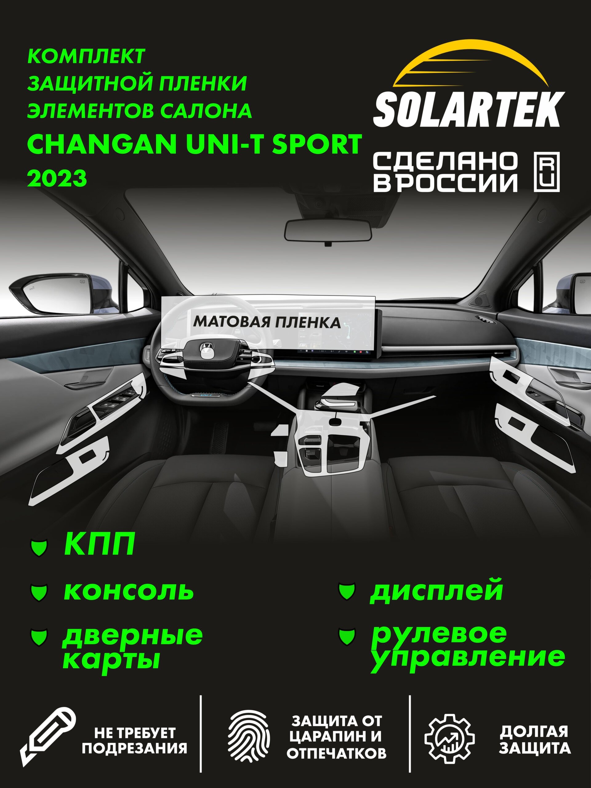 Пленка интерьера CHANGAN UNI-T Sport