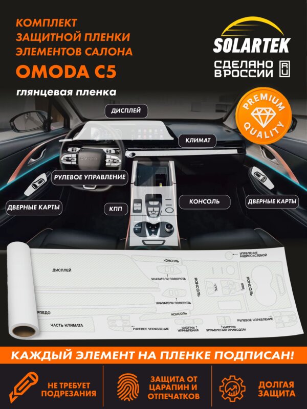 Пленка интерьера OMODA C5 Premium