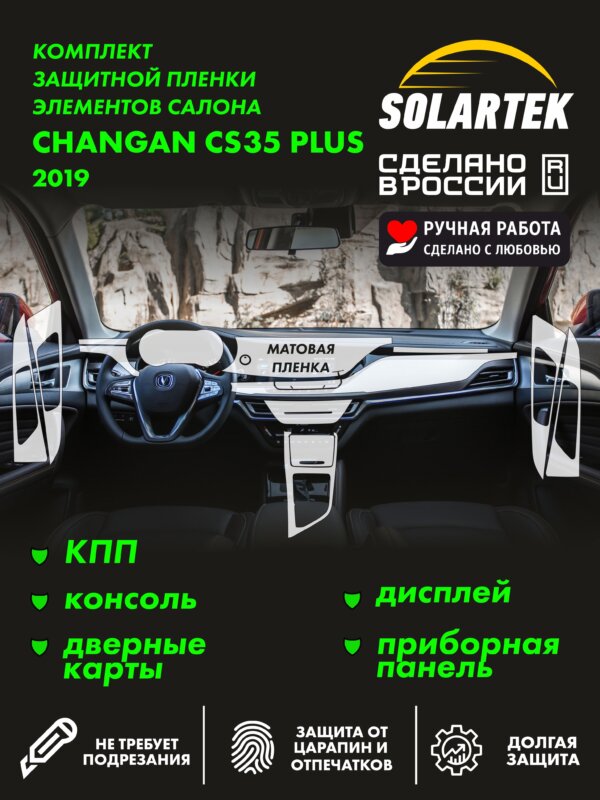 Пленка интерьера CHANGAN CS35 Plus 2019